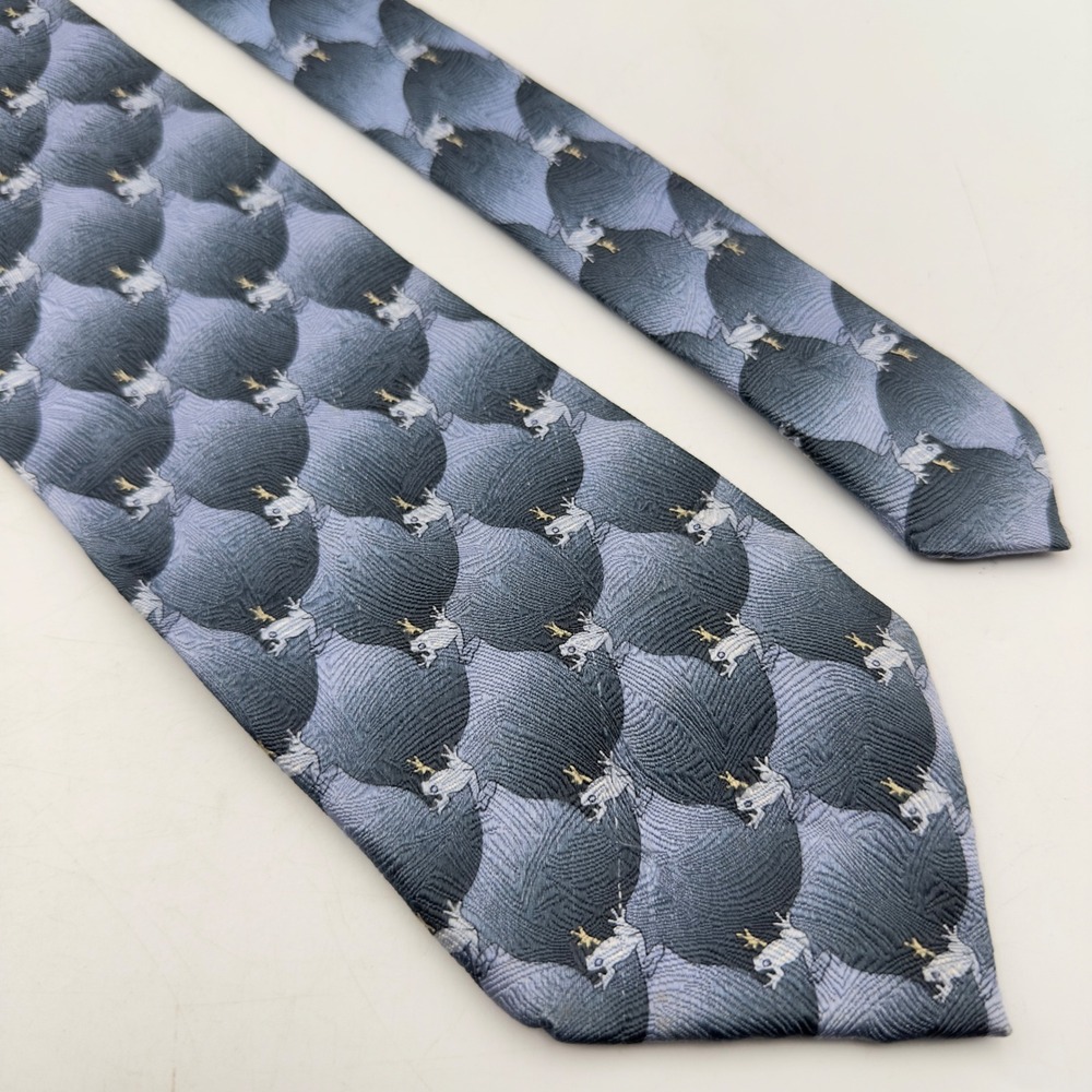 The Nature Conservancy Poison Dart Frog Silk Tie Blue Preservation Collection